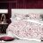Комплект постельного белья Togas Розетта белый с красным Двуспальный евро во Владивостоке 