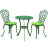 Комплект мебели Linyi 3 предмета зеленый/салатовый во Владивостоке 