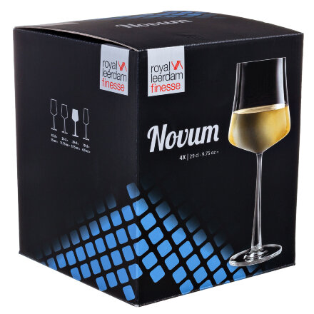 Набор бокалов для белого вина 4шт 290мл Royal leerdam novum 383522 во Владивостоке 