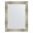 Зеркало в багетной раме Evoform алюминий 90 мм 70х90 см во Владивостоке 