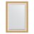 Зеркало с фацетом в багетной раме Evoform травленое золото 87 мм 76х106 см во Владивостоке 