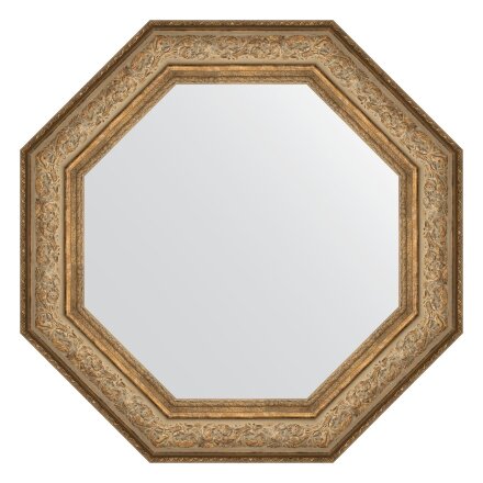 Зеркало в багетной раме Evoform виньетка античная бронза 109 мм 75x75 см во Владивостоке 