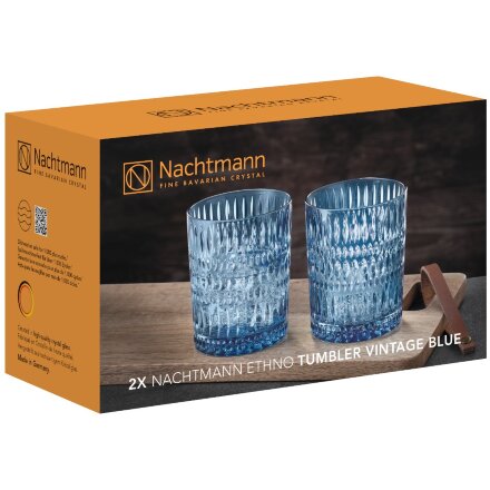 Набор стаканов низких Nachtmann Ethno голубой 2 шт 304 мл во Владивостоке 
