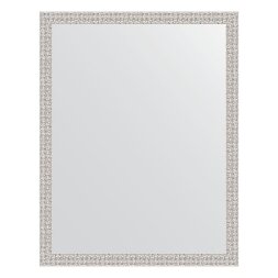 Зеркало в багетной раме Evoform мозаика хром 46 мм 71х91 см