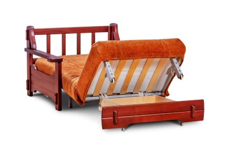 Кресло-кровать аккордеон Брест с деревянными подлокотниками во Владивостоке 