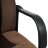 Кресло компьютерное TC Parma флок/ткань коричневый во Владивостоке 