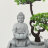 Фонтан настольный Win-Long сидящий Будда и бонсай 24,5х19,5х32 см во Владивостоке 