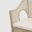 Кресло Rattan grand texas wash white бежевое без подушки во Владивостоке 